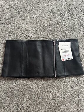 ZARA - Leather Bandeau - NWT